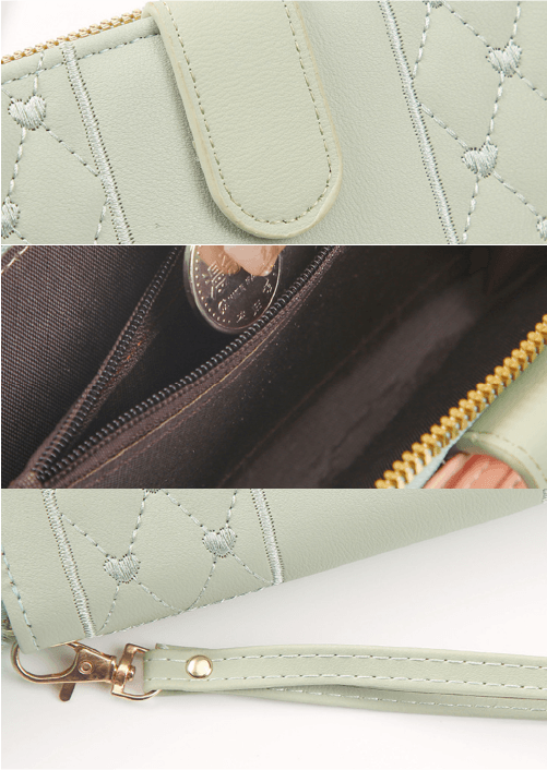 Carteira em Couro Puffer Lilie