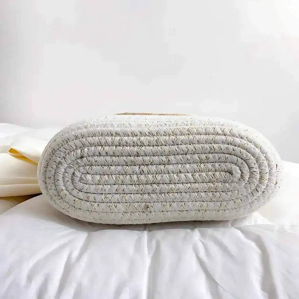 Bolsa de Palha Lolla Off White Bege