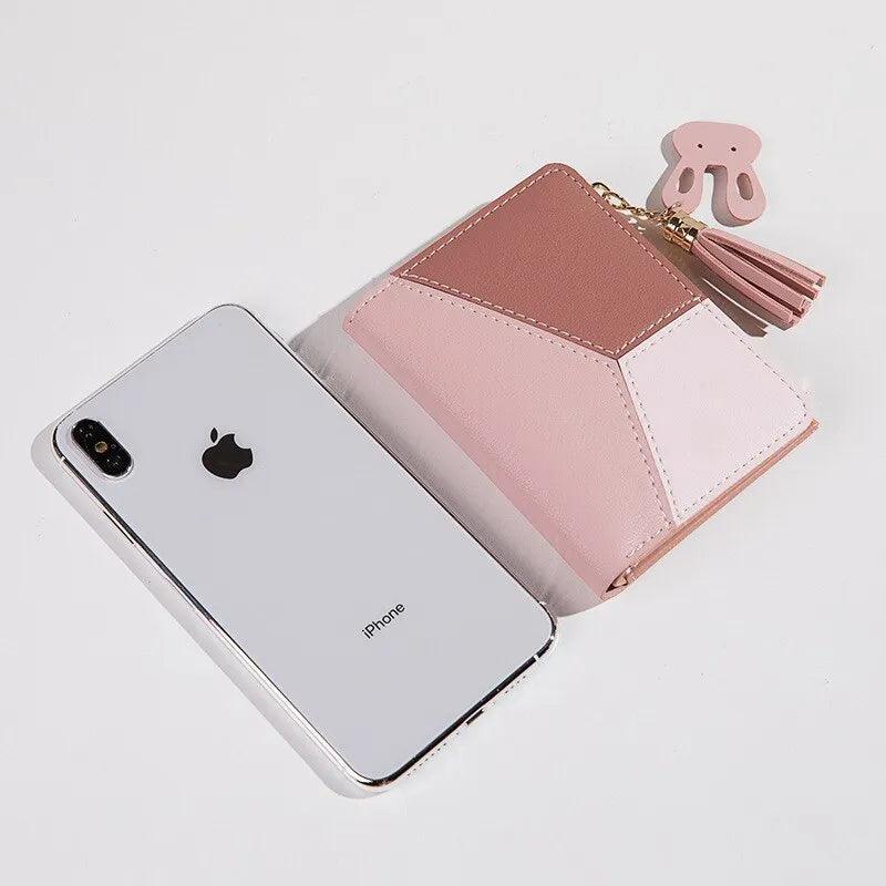 Carteira em Couro Abstract Lilly