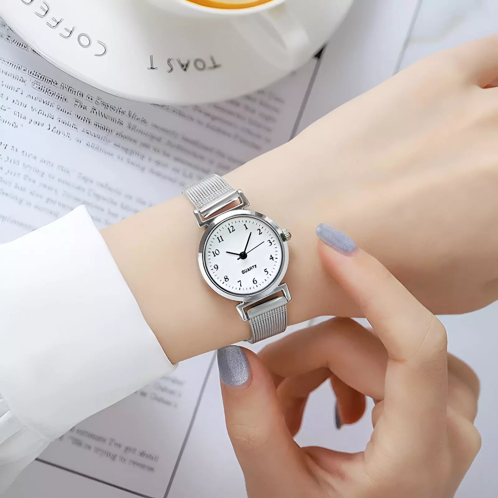 Relógio Prata Quartzo