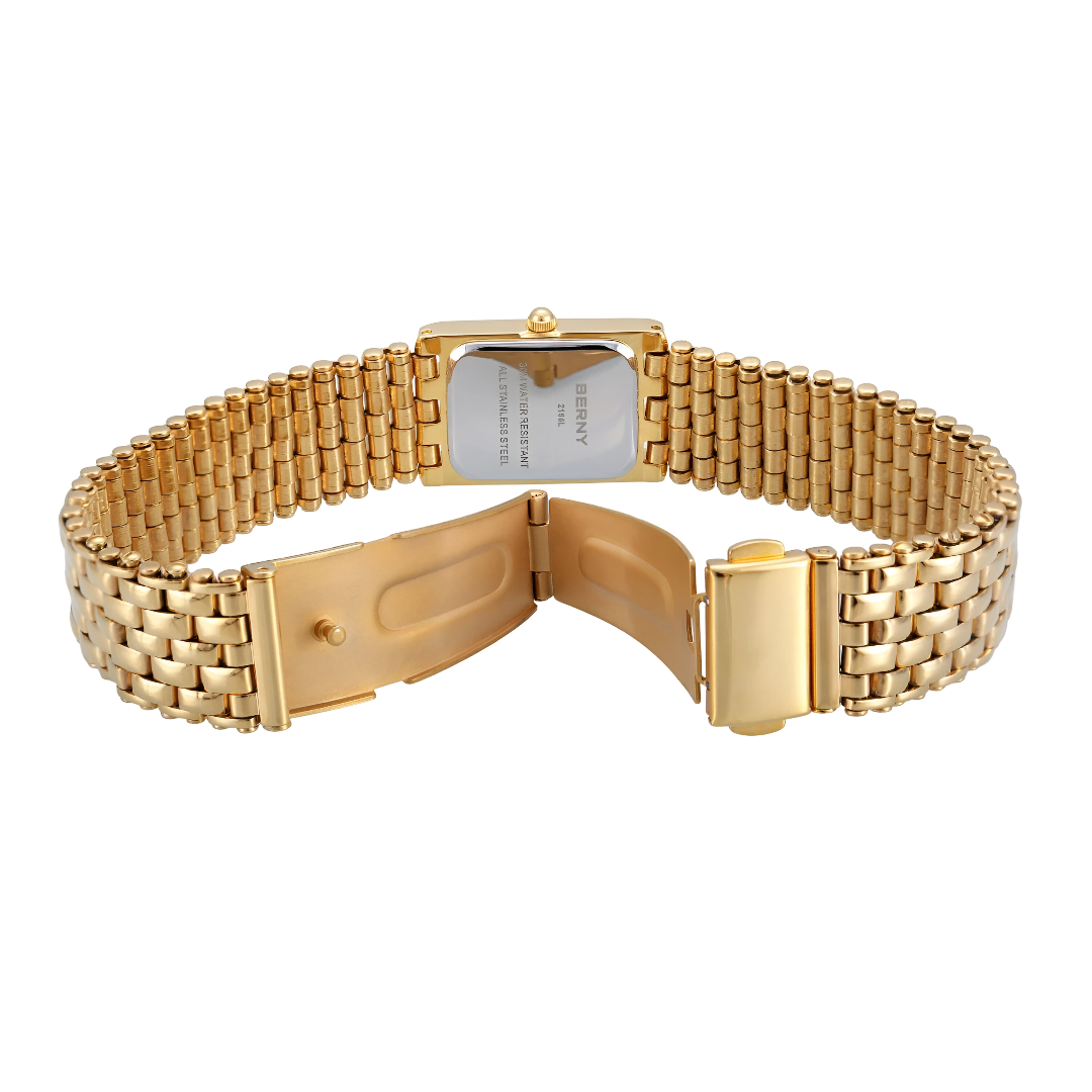 Relógio Dourado Berny